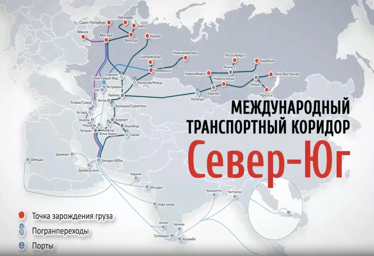 Реалии работы МТК Север-Юг.