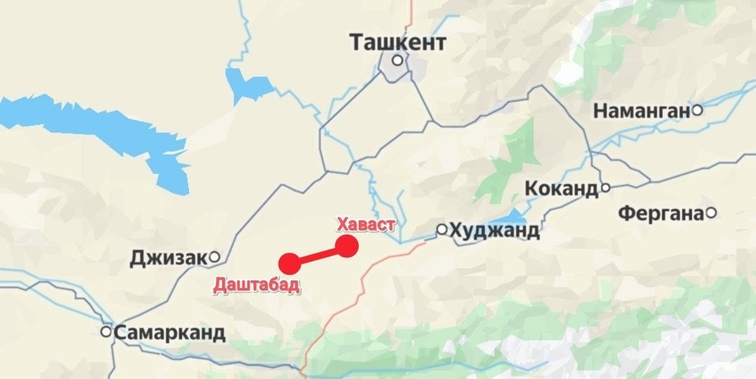Новую электрифицированную железную дорогу строят южнее столицы Узбекистана«Узбекистанские железные дороги»...